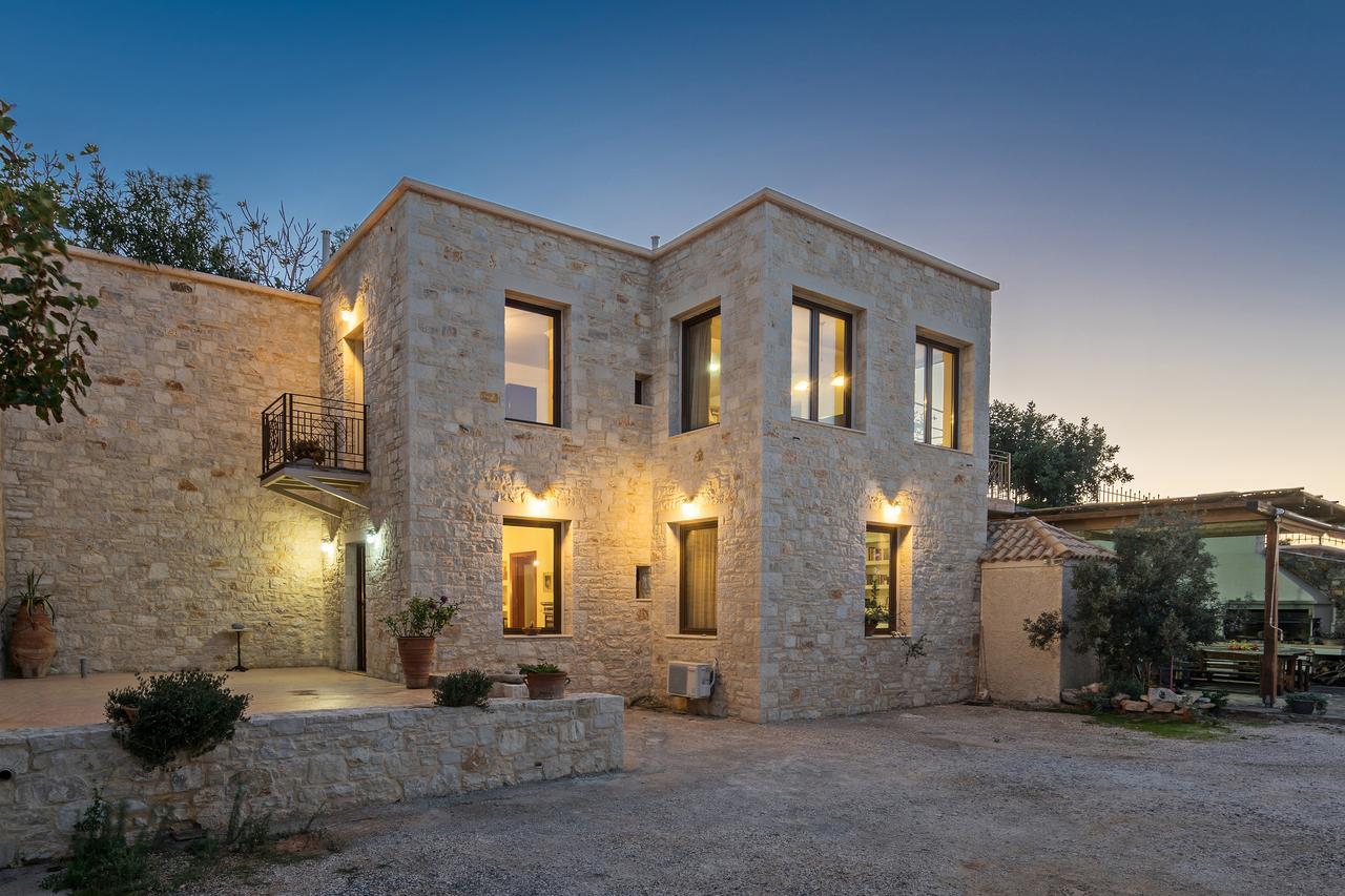 Sea Views At Villa Anemomylos With Heated Pool, Ping Pong And Tennis Агия-Пелагия  Экстерьер фото